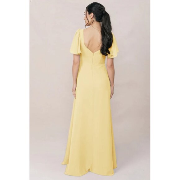 Reverly Bridesmaids Madeline Convertible Chiffon Dress 14P - Picture 2 of 9